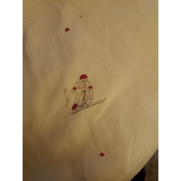 80s Hand Made Yellow Ski Crew‎ Neck Sweatshirt - Picture 4 of 4